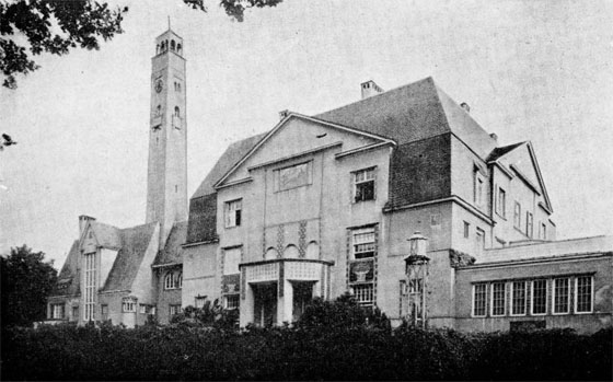 Vooraanzicht van het Herstellingsoord „Kareol” in Aerdenhout